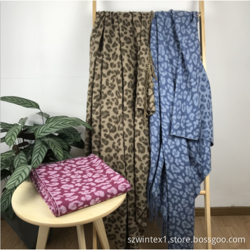 Fashion Woven Jacquard Blanket